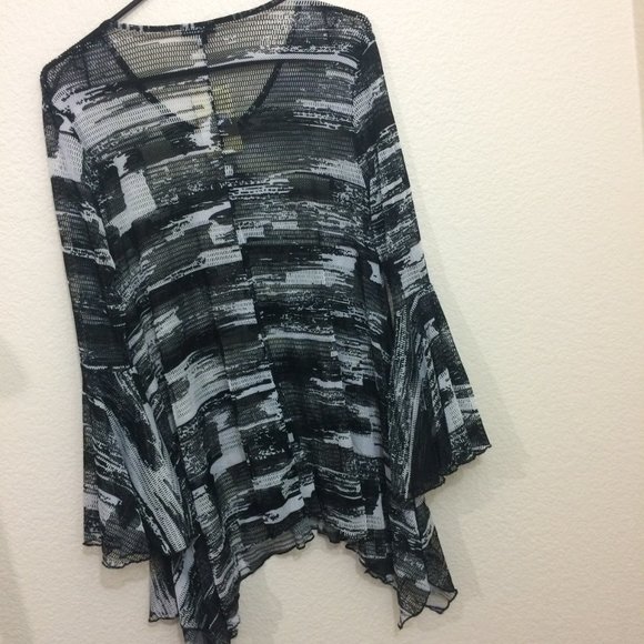 Dor Dor Couture Beach Coverup Women Asymmetrical - Picture 8 of 12